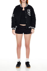 Varsity Letterman Bomber Jacket