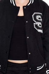 Varsity Letterman Bomber Jacket