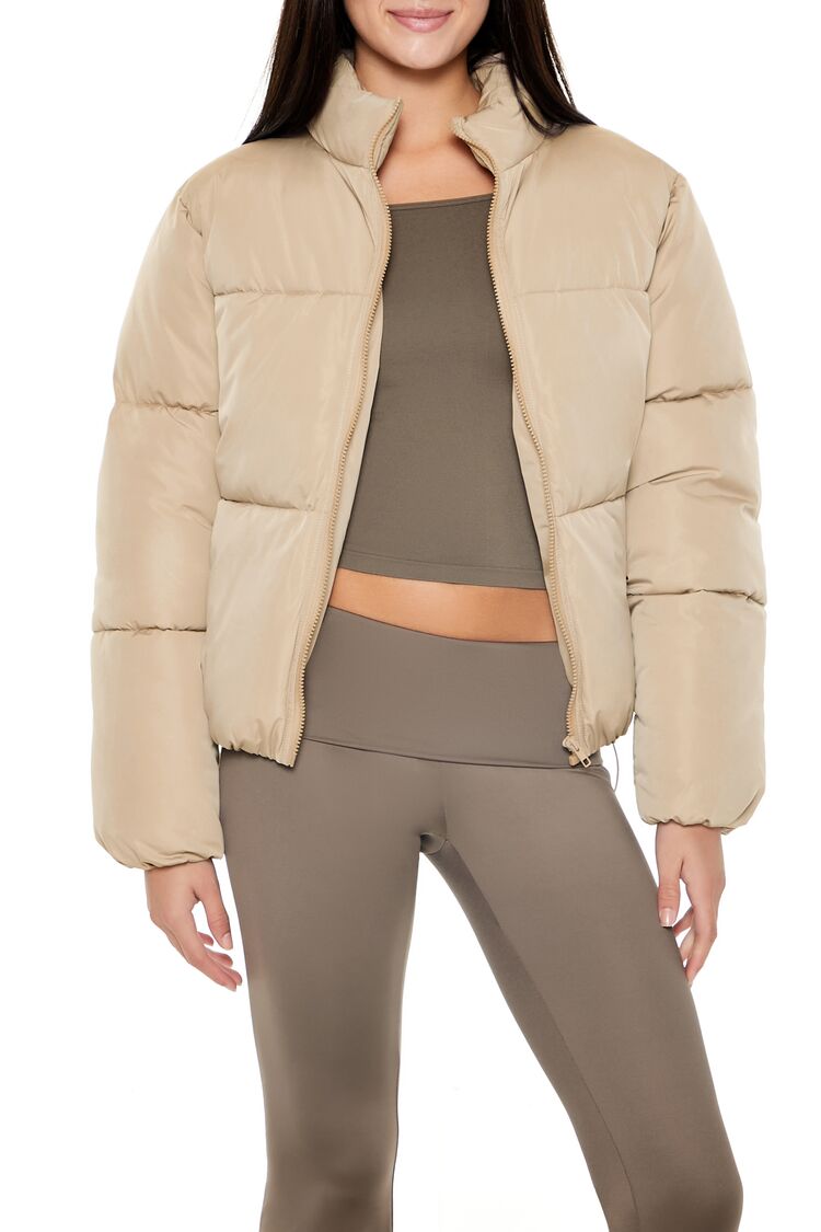 Channel-Stitched Puffer Jacket