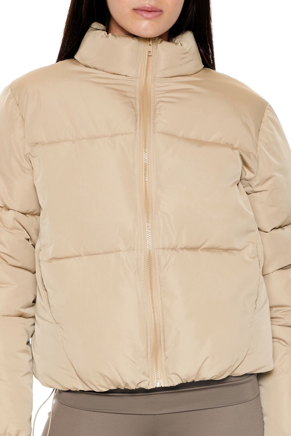 Channel-Stitched Puffer Jacket