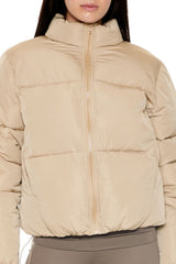 Channel-Stitched Puffer Jacket