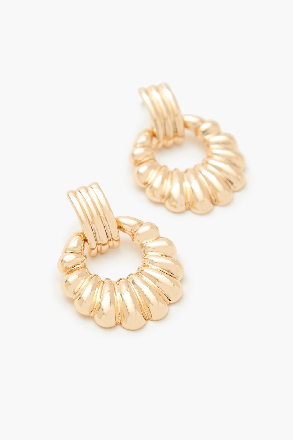 Etched Hoop Earrings