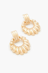 Etched Hoop Earrings