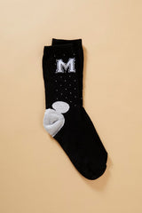 Disney Mickey Mouse Rhinestone Crew Socks