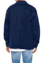 Denim Drop-Sleeve Shacket