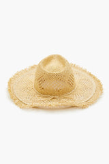 Frayed Straw Fedora