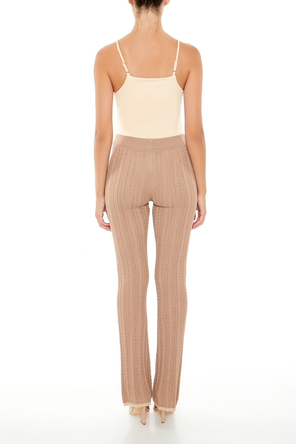 Sweater-Knit Flare Pants