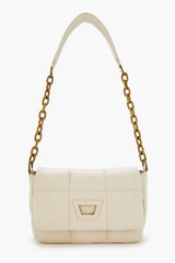 Quilted Faux Leather Shoulder Bag