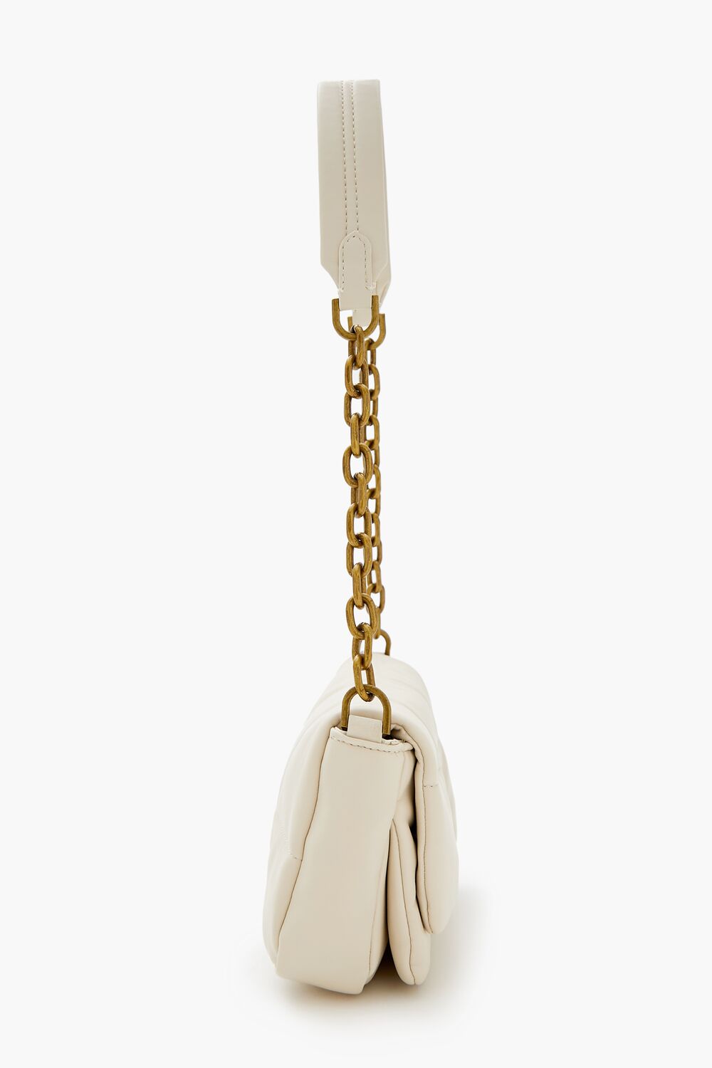 Quilted Faux Leather Shoulder Bag