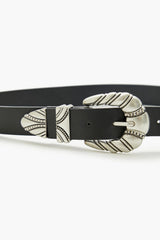 Etched Dual-Buckle Belt