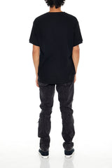 Slim-Fit Mid-Rise Frayed Jeans