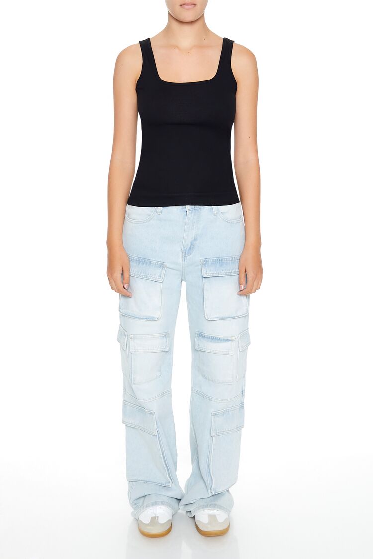 Square-Neck Tank Top