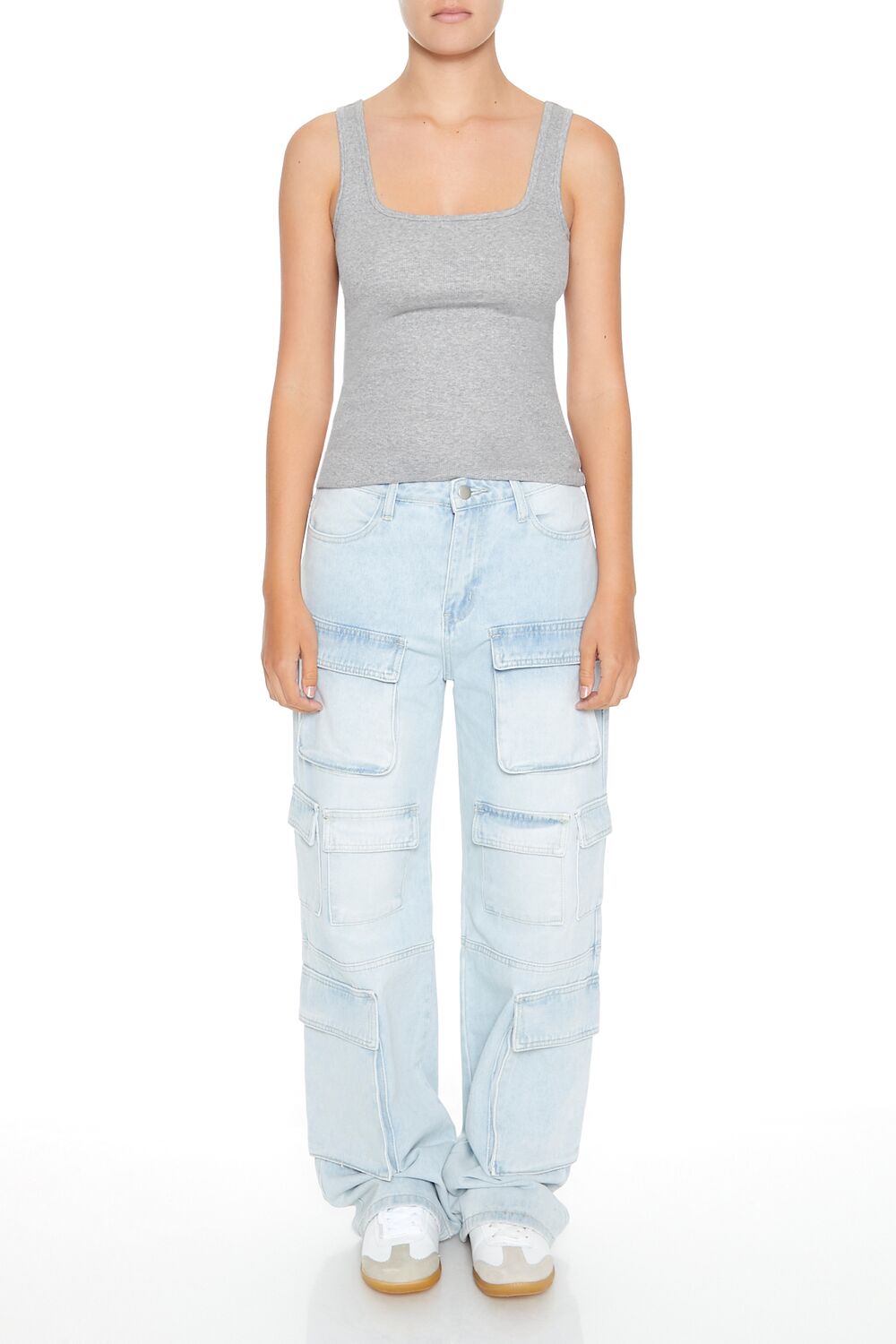 Square-Neck Tank Top