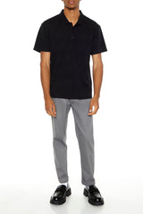 Textured Lace Polo Shirt