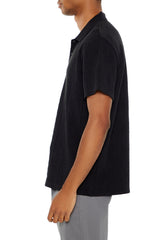 Textured Lace Polo Shirt
