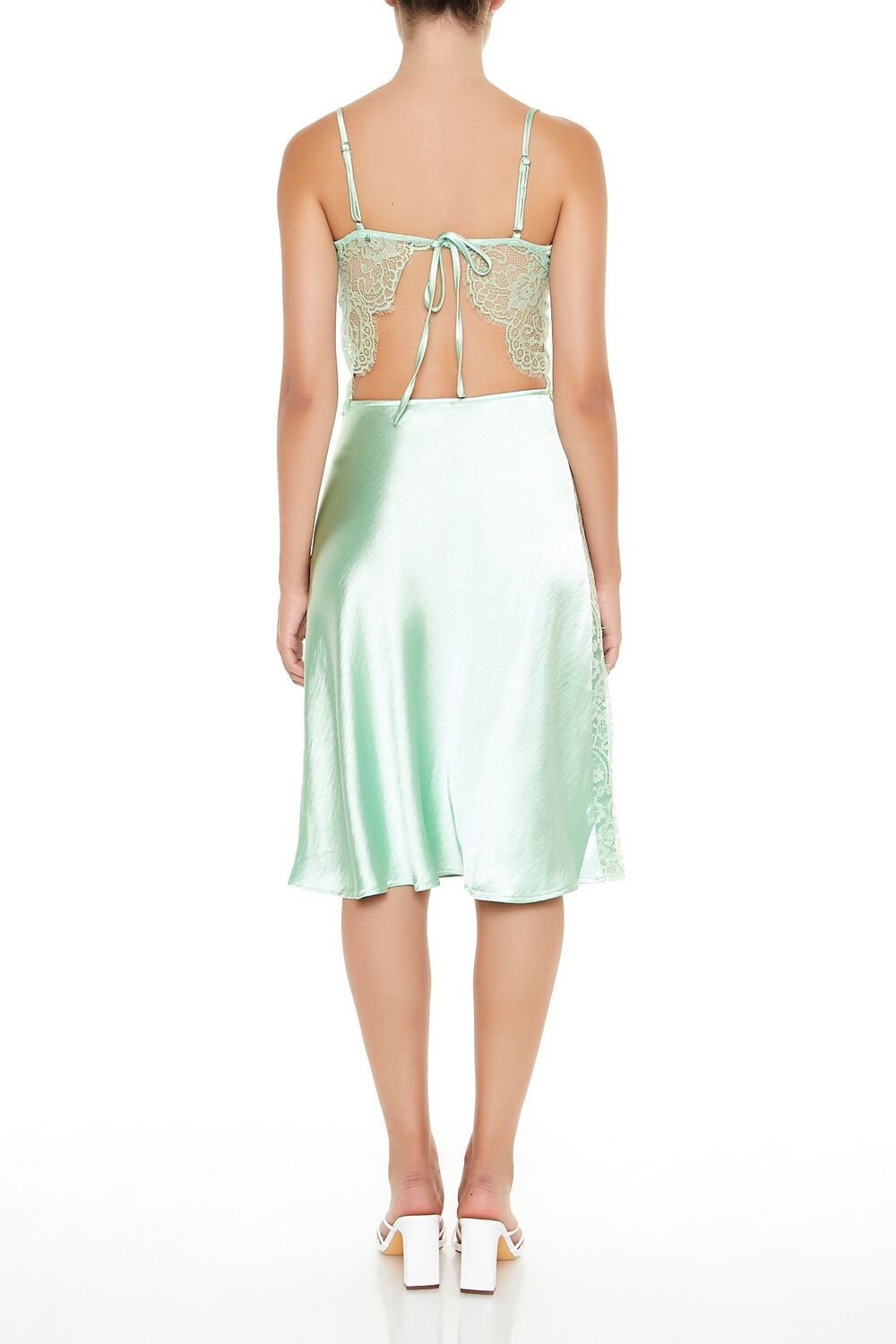 Satin Midi Skirt