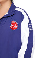 Plus Size Track & Field Zip-Up Jacket