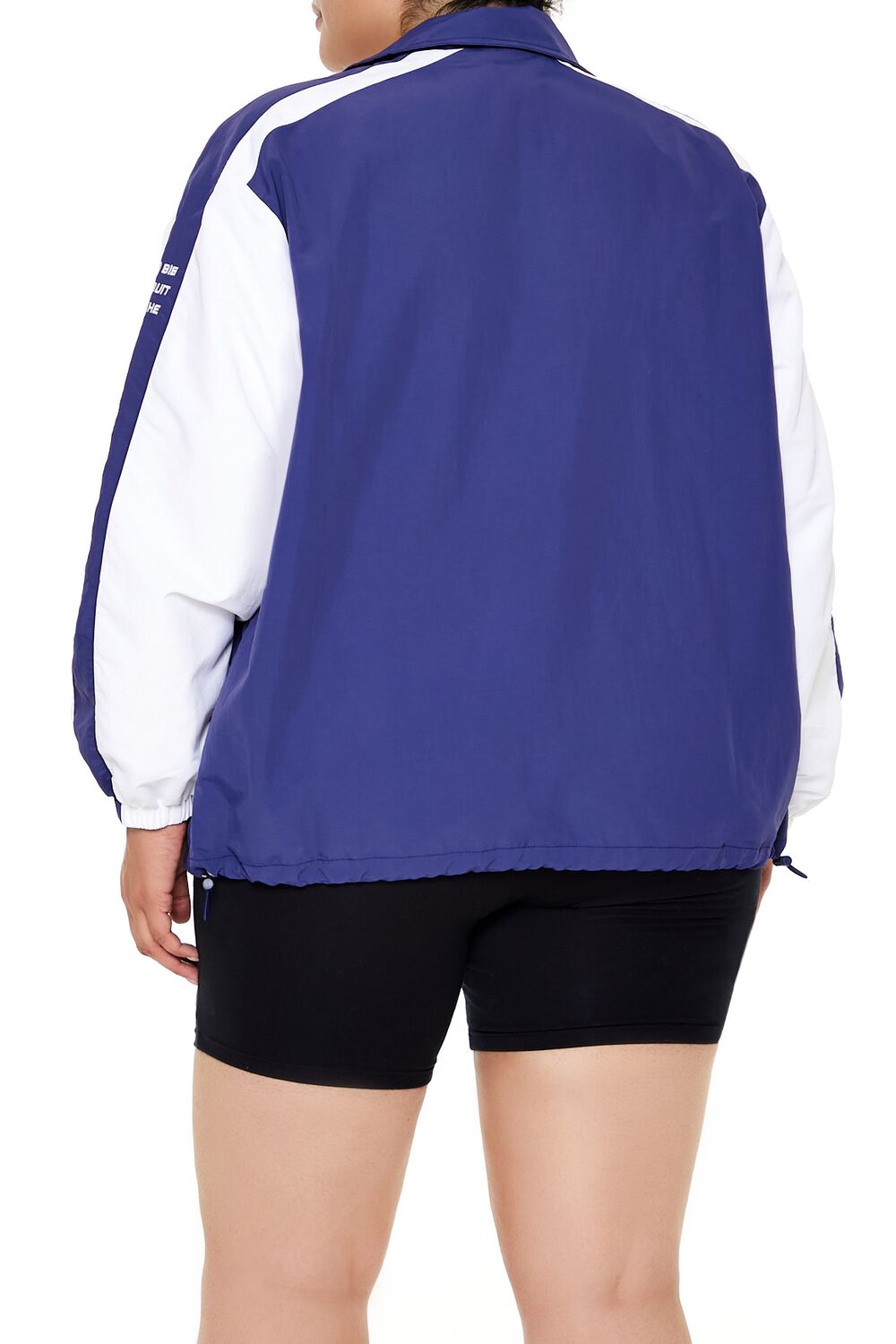 Plus Size Track & Field Zip-Up Jacket