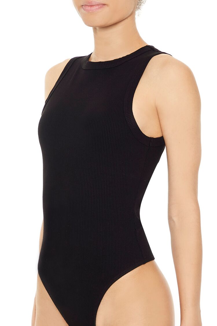 Ribbed Thong Bodysuit