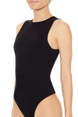 Ribbed Thong Bodysuit