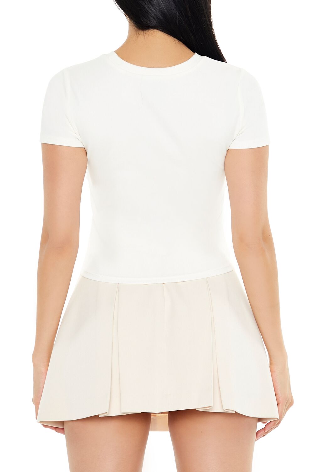 Ruched Crew Tee