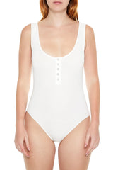 Ribbed Knit Tank Bodysuit