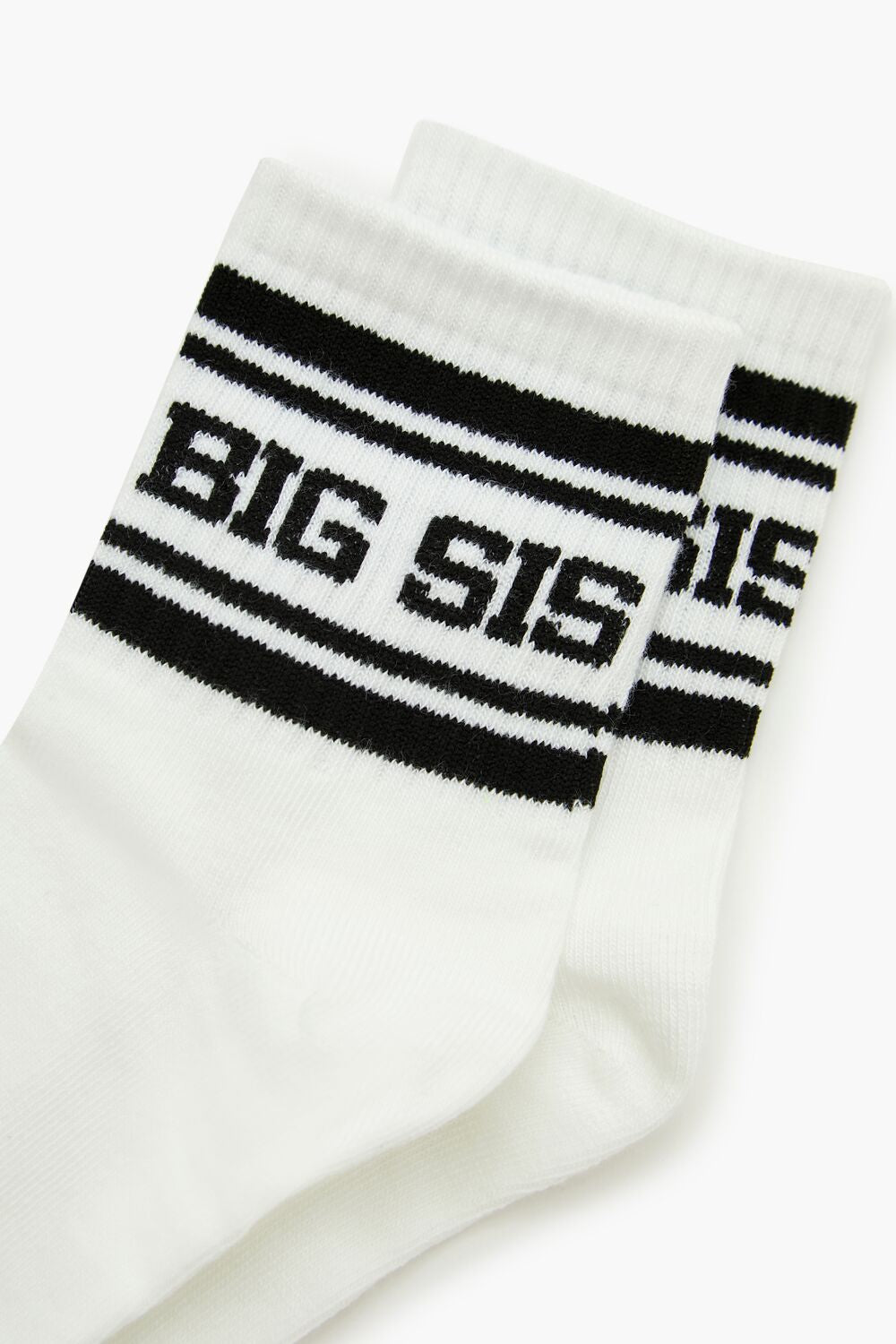Big Sis Lil Sis Crew Socks Set - 2 pack