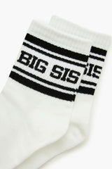 Big Sis Lil Sis Crew Socks Set - 2 pack