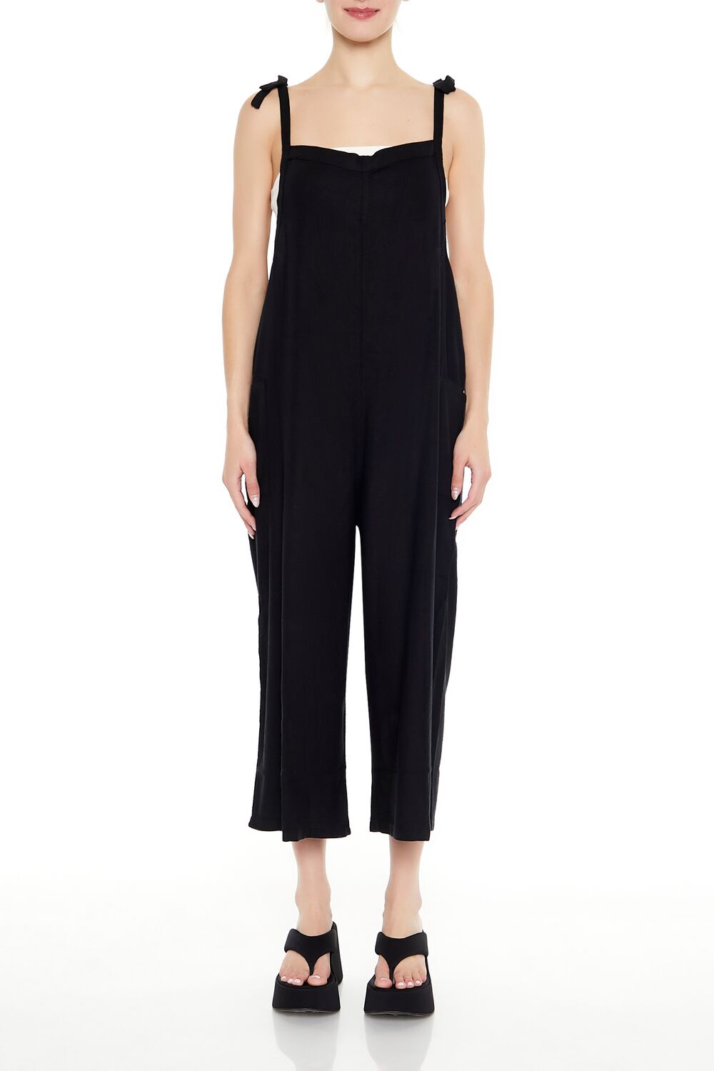 Relaxed Tie-Strap Jumpsuit