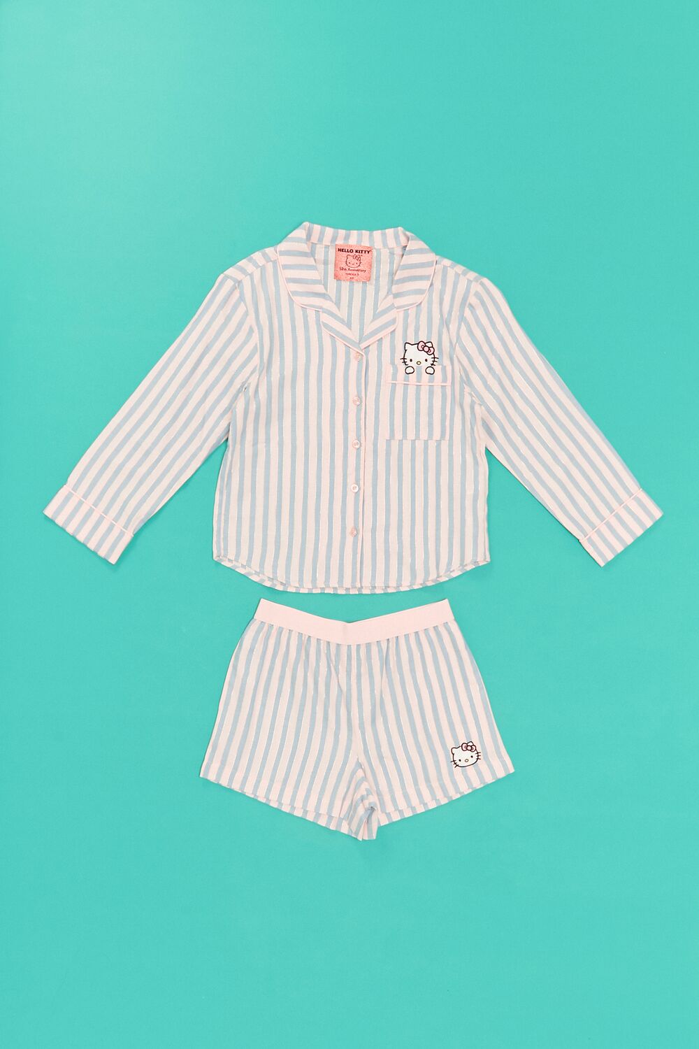 Girls Hello Kitty Pajama Shirt & Shorts Set (Kids)
