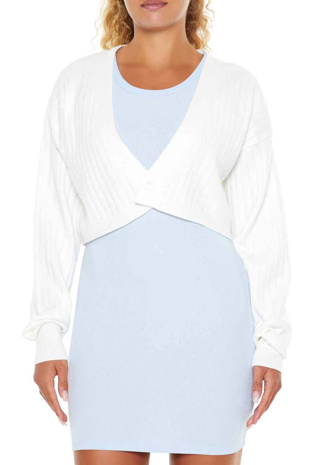 Cropped Cardigan Sweater