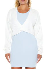 Cropped Cardigan Sweater