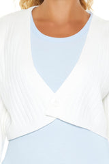 Cropped Cardigan Sweater