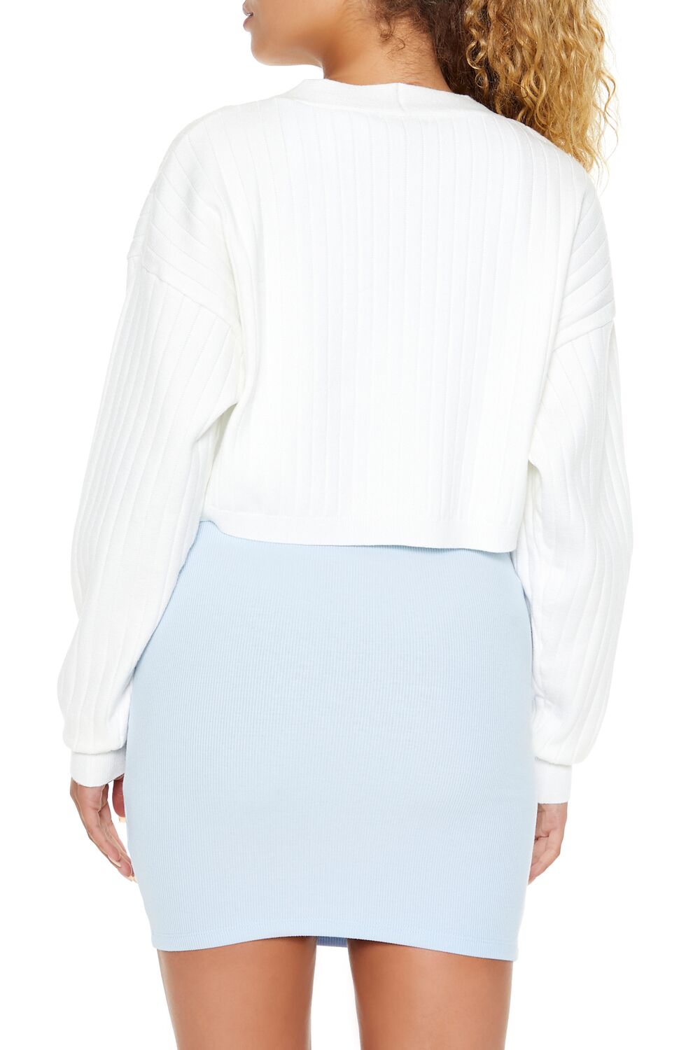 Cropped Cardigan Sweater