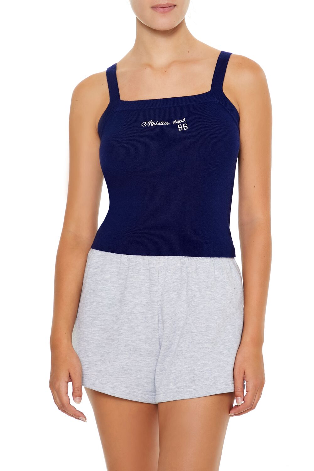 Sweater-Knit Athletics Dept Cami