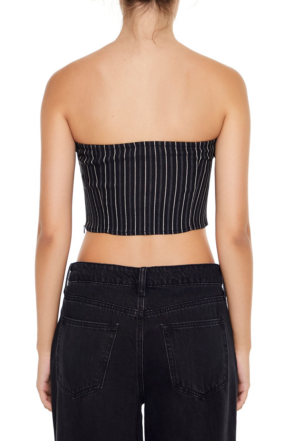 Striped Bow Tube Top