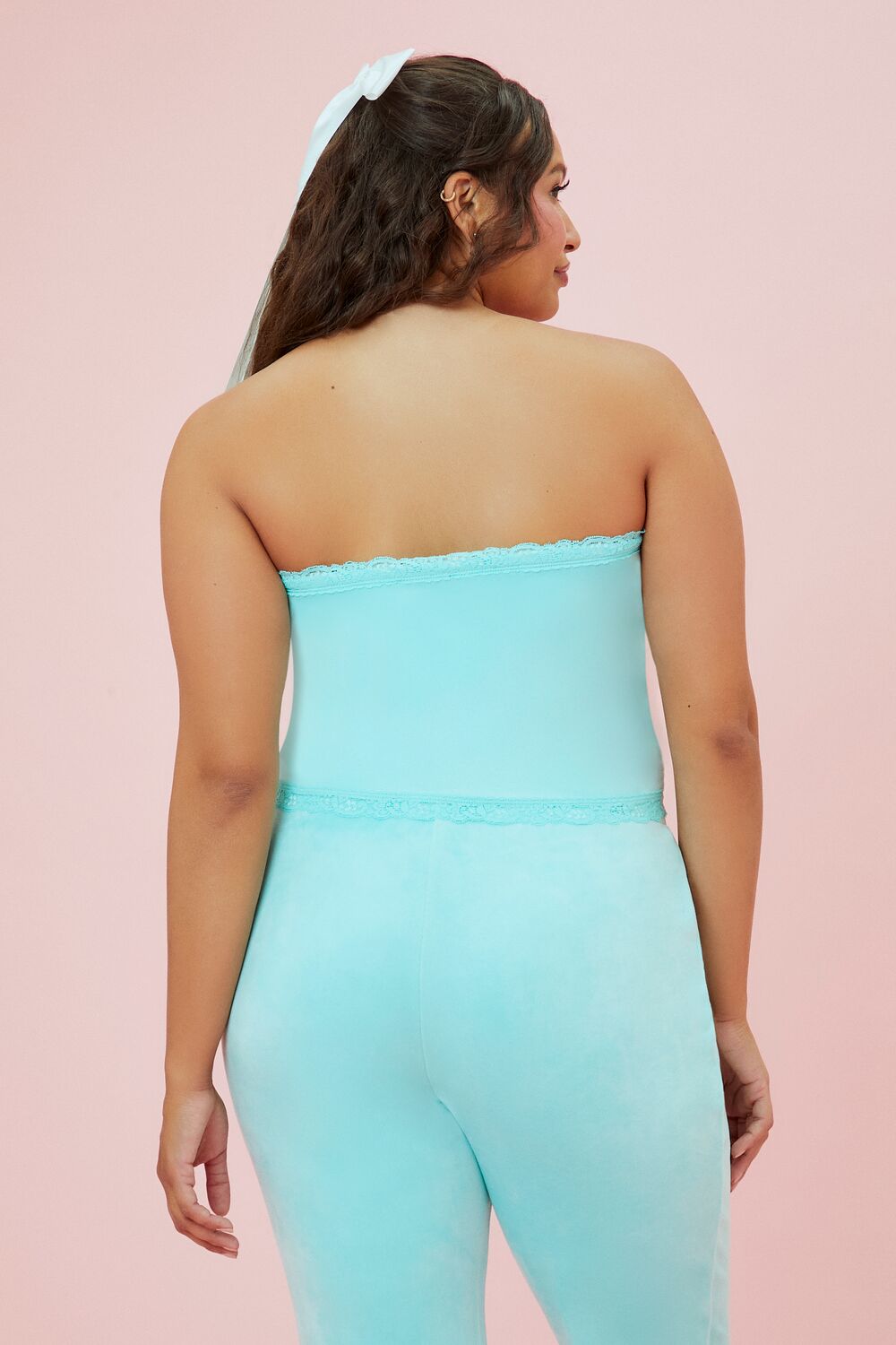 Plus Size Hello Kitty Velour Tube Top