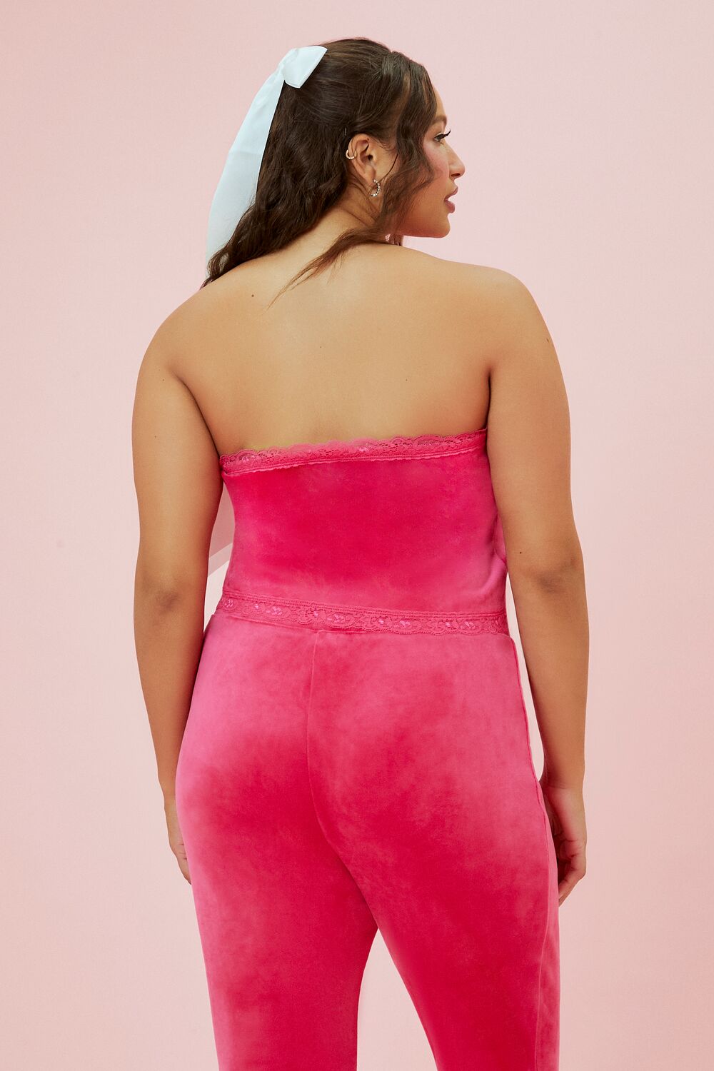 Plus Size Hello Kitty Velour Tube Top