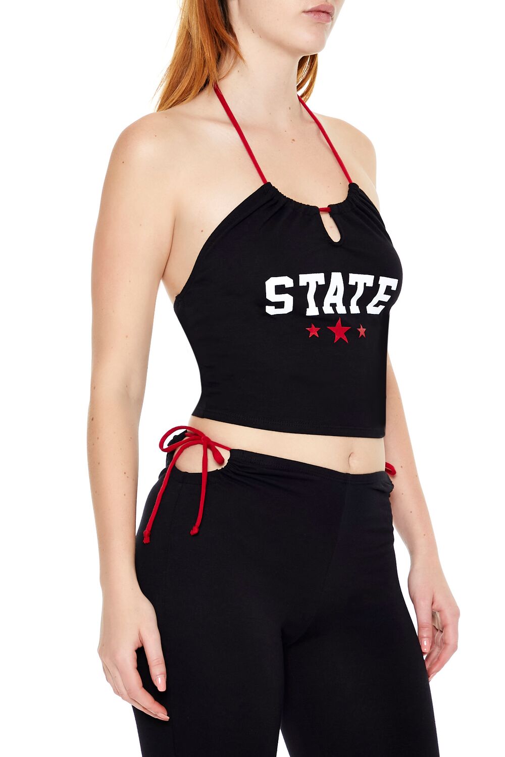 Cropped State Halter Top