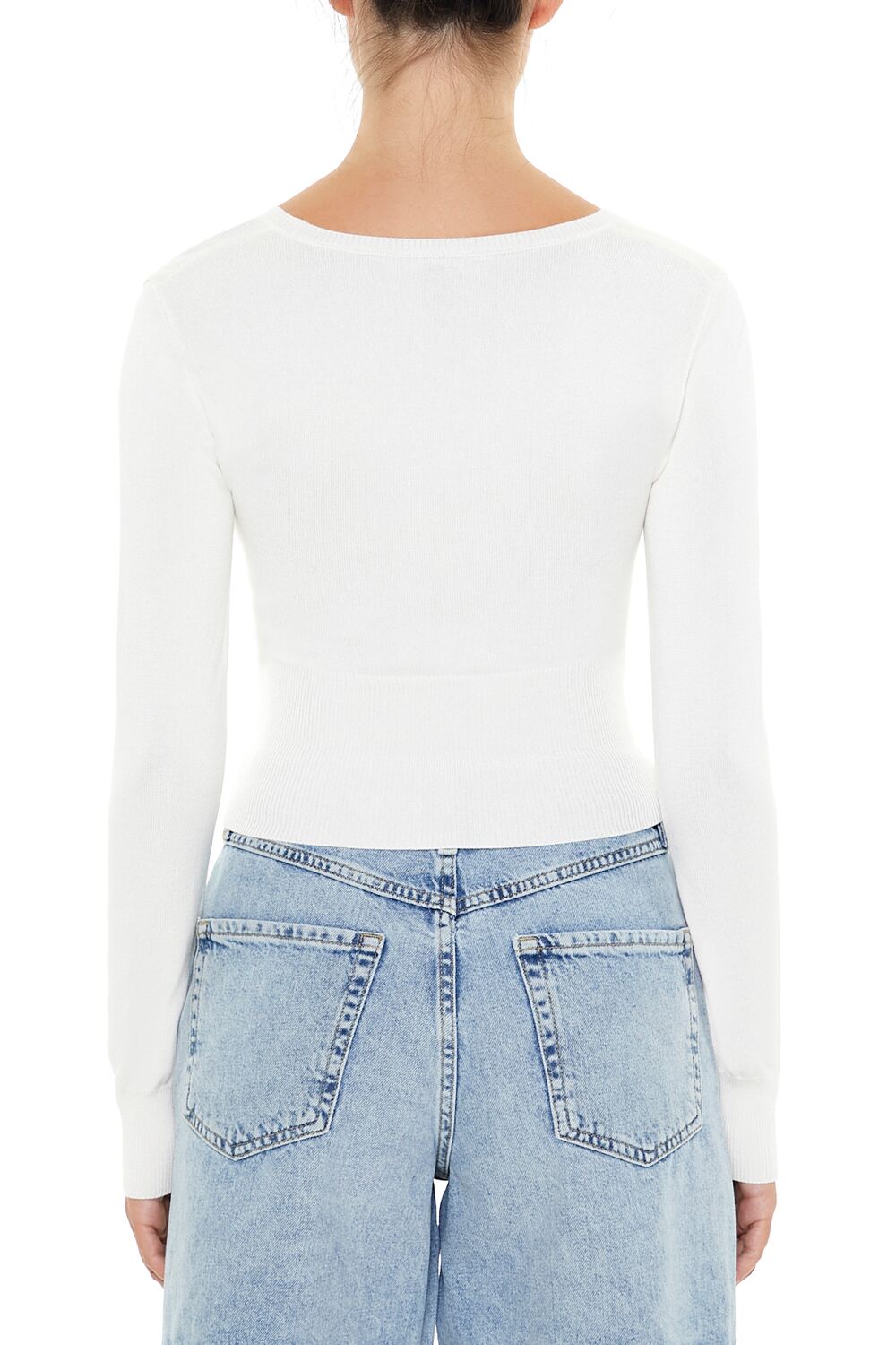 Fitted Square-Neck Sweater