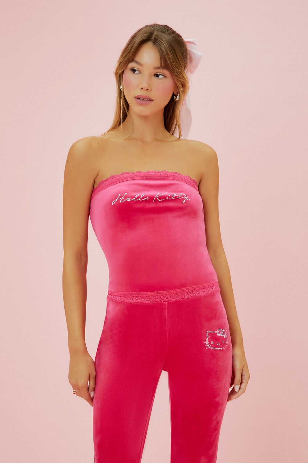 Hello Kitty Velour Tube Top