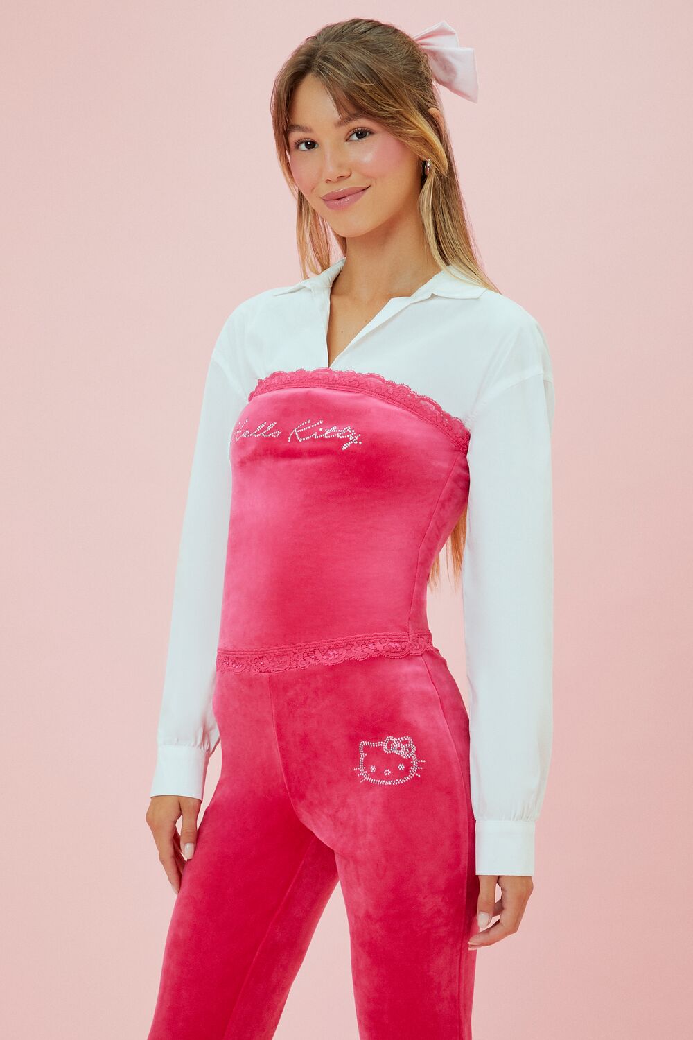 Hello Kitty Velour Tube Top