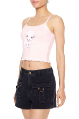 Lamb Graphic Cropped Cami