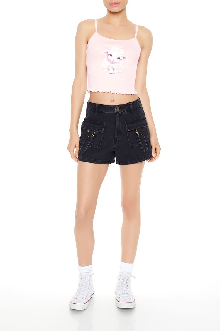 Lamb Graphic Cropped Cami