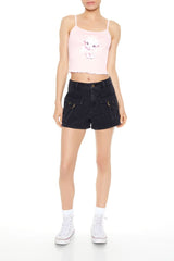 Lamb Graphic Cropped Cami