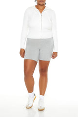 Plus Size California Zip-Up Sweater