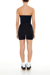 Cotton-Blend Biker Shorts