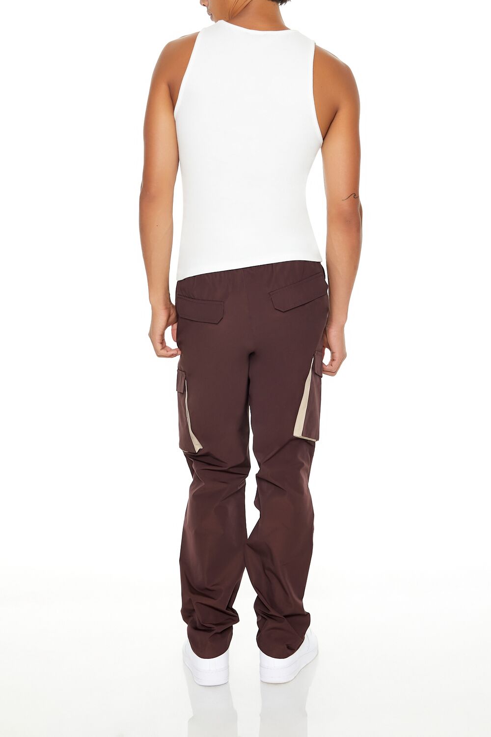 Slim-Fit Drawstring Cargo Pants