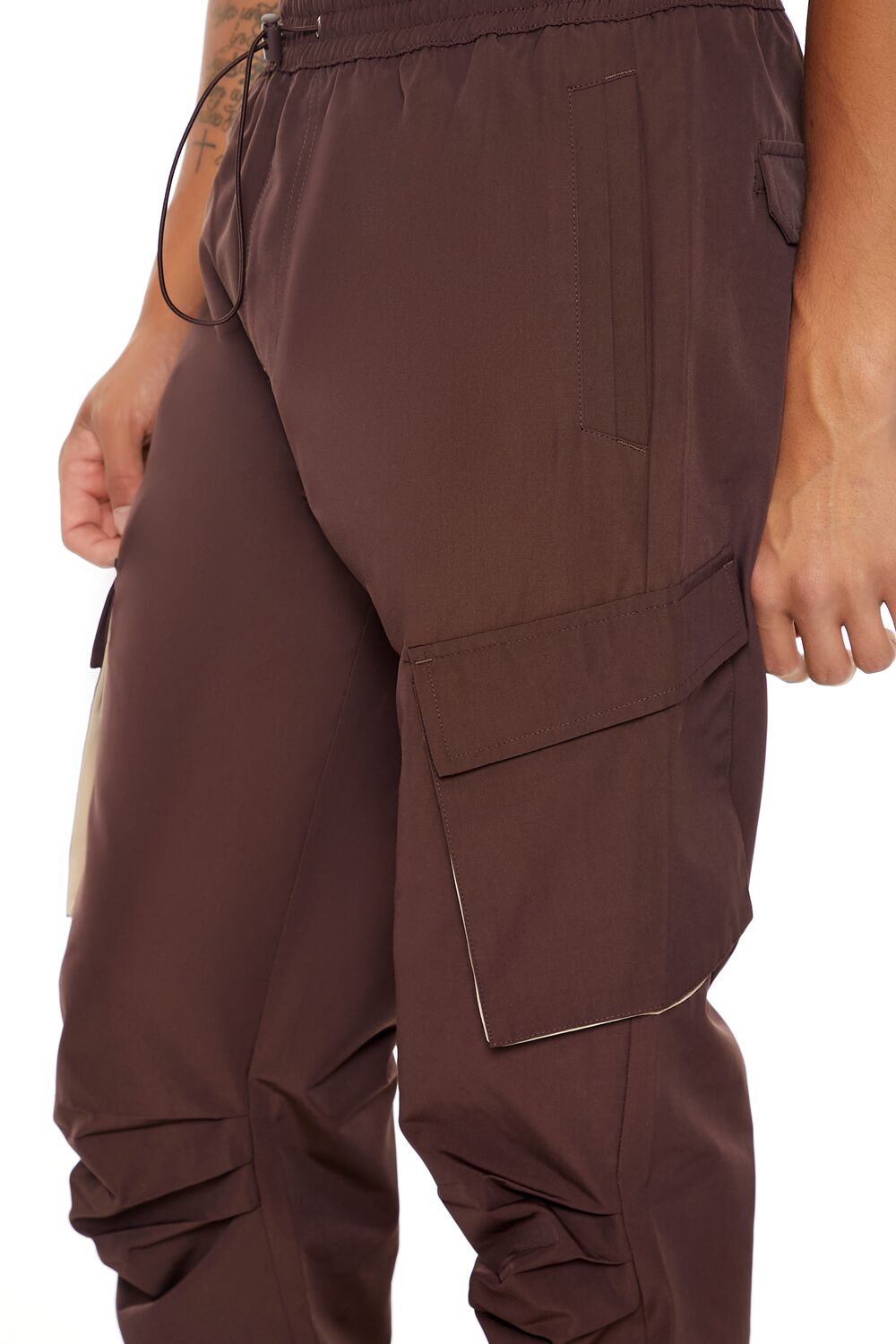 Slim-Fit Drawstring Cargo Pants