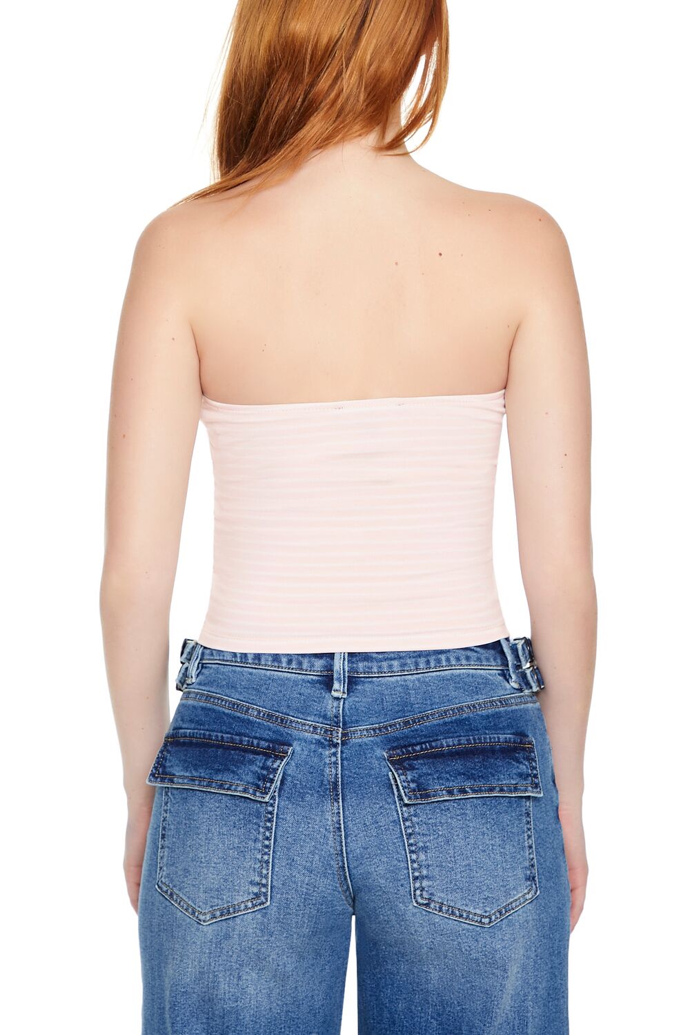 Striped Tube Crop Top